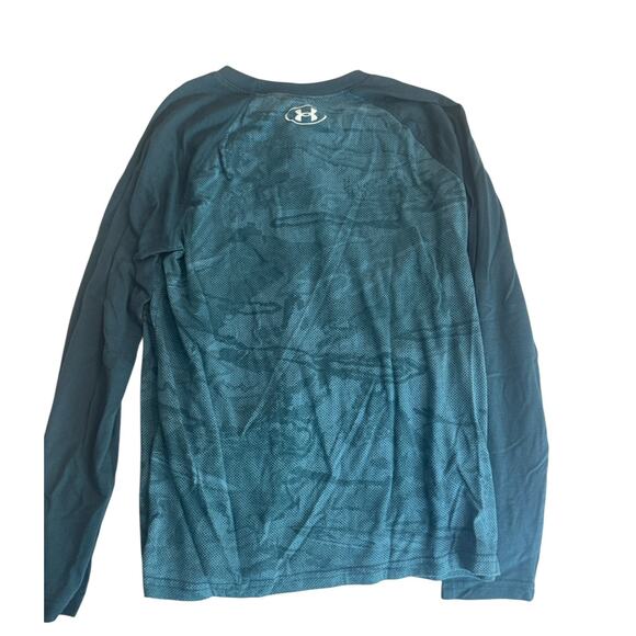 Under Armour Teal Long-Sleeve Tee - Youth Medium (YMD) - Picture 2 of 3